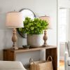 26" Bedside Nightstand Lamp with Dual USB Ports(Set of 2)