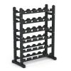 Wine Racks Freestanding Floor; 30 Bottles Wine Bottle Holder; 6-Tier Wine Storage Display Shelves for Kitchen;  Living Room;  Wine Cellar;  Bar