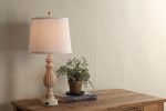 26" Bedside Nightstand Lamp with Dual USB Ports(Set of 2)