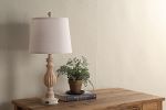 26" Bedside Nightstand Lamp with Dual USB Ports(Set of 2)