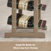 Wine Racks Freestanding Floor; 30 Bottles Wine Bottle Holder; 6-Tier Wine Storage Display Shelves for Kitchen;  Living Room;  Wine Cellar;  Bar